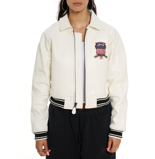 WOMEN’S CROPPED AVIREX ICON WHITE