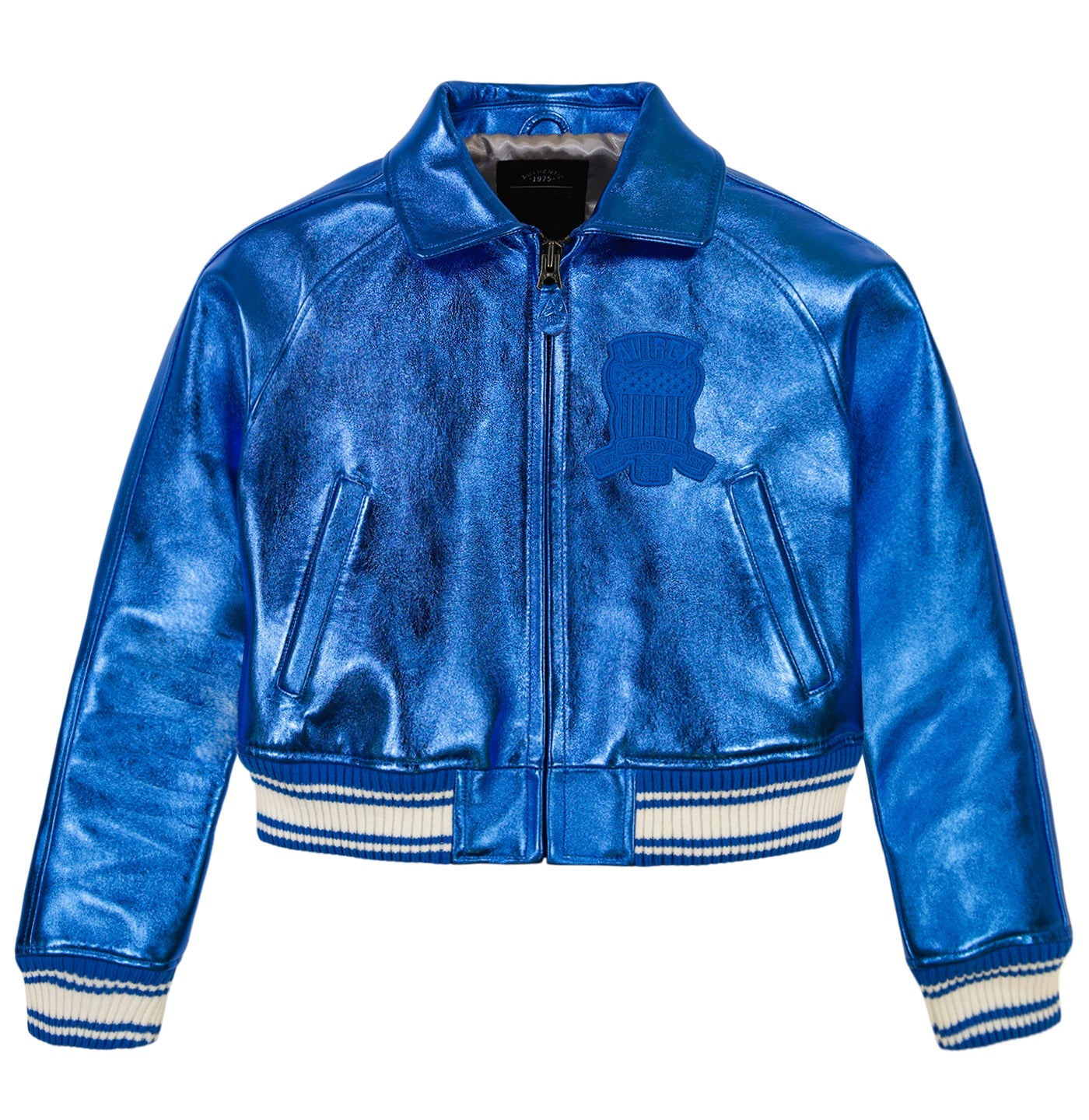 WOMEN’S CROPPED AVIREX ICON BLUE METALLIC