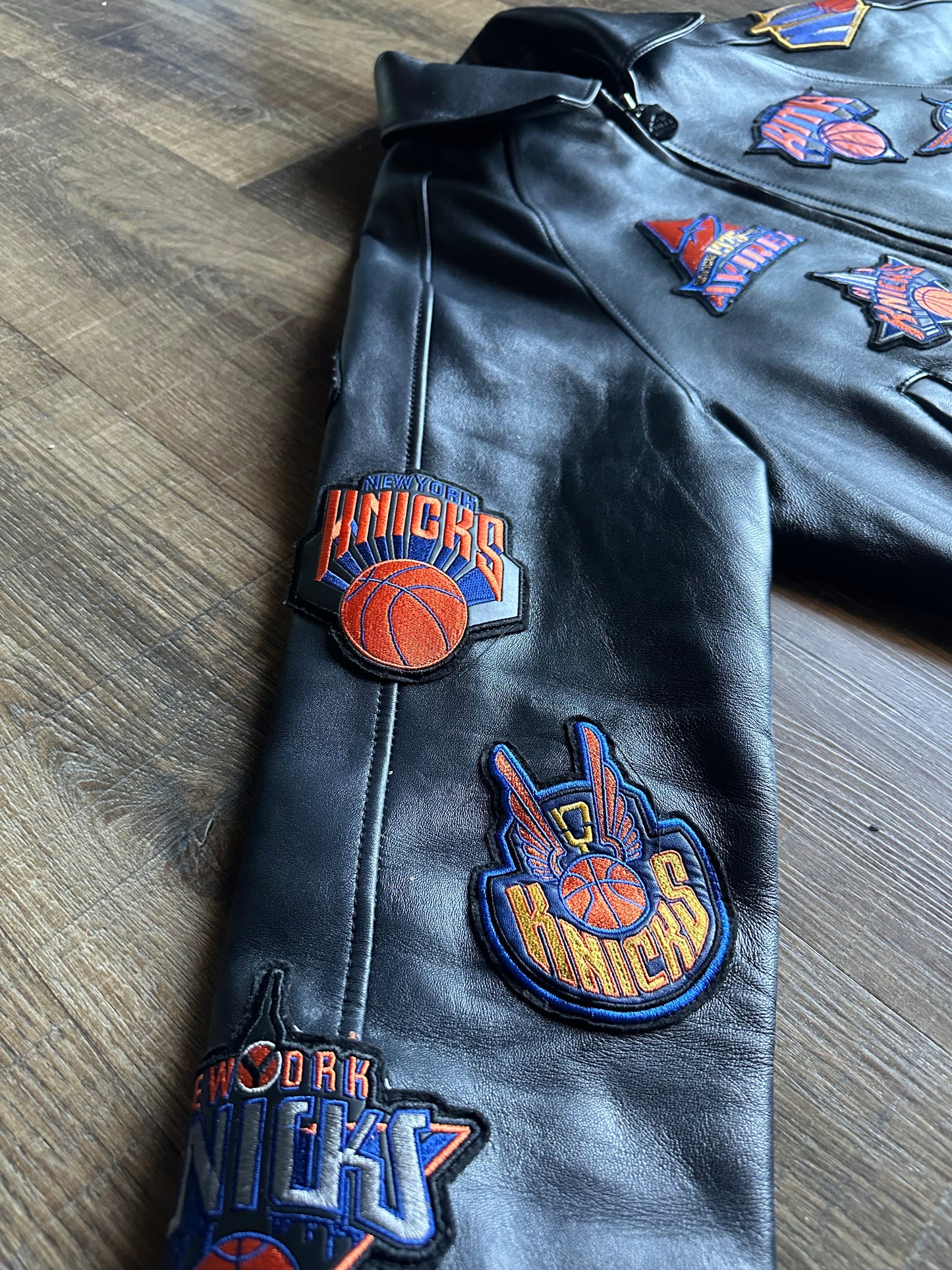 AVIREX x KITH NEW YORK KNICKS PATCH WORK VARSITY
