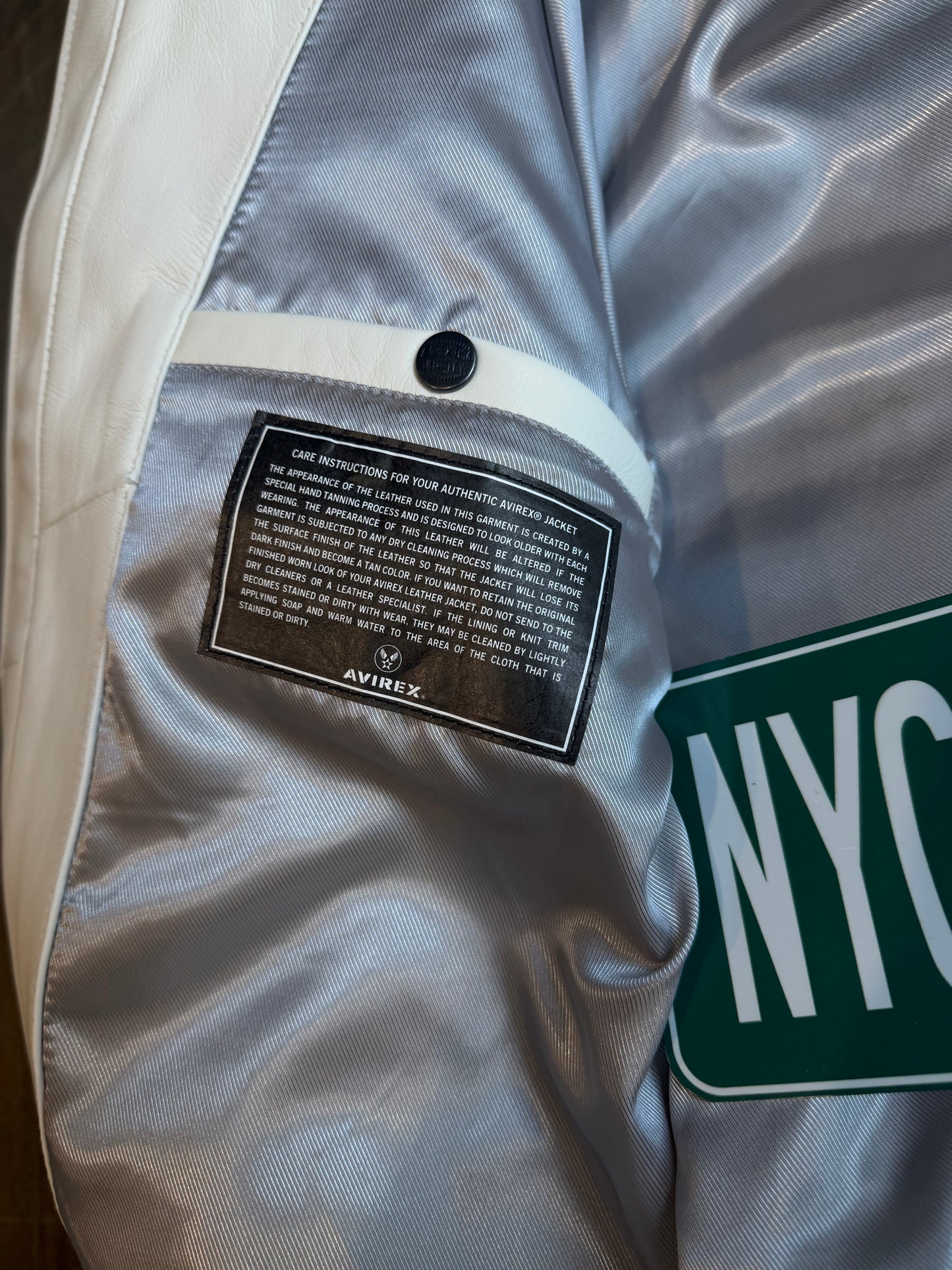 KITH & AVIREX FOR OLYMPICS HERITAGE LEATHER BOMBER JACKET
