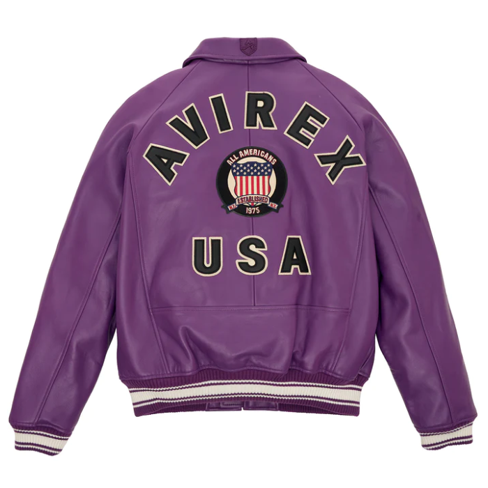 AVIREX ICON JACKET (PURPLE ORCHID)