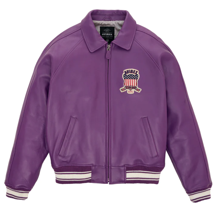 AVIREX ICON JACKET (PURPLE ORCHID)