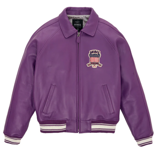 AVIREX ICON JACKET (PURPLE ORCHID)
