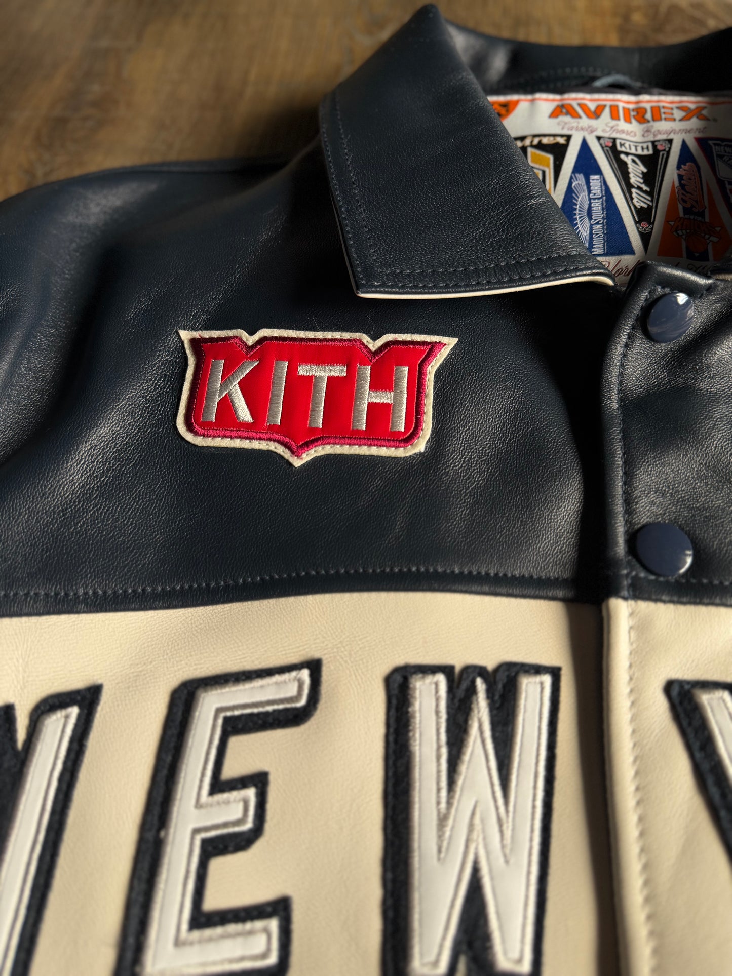 KITH & AVIREX FOR THE NEW YORK RANGERS BOMBER JACKET