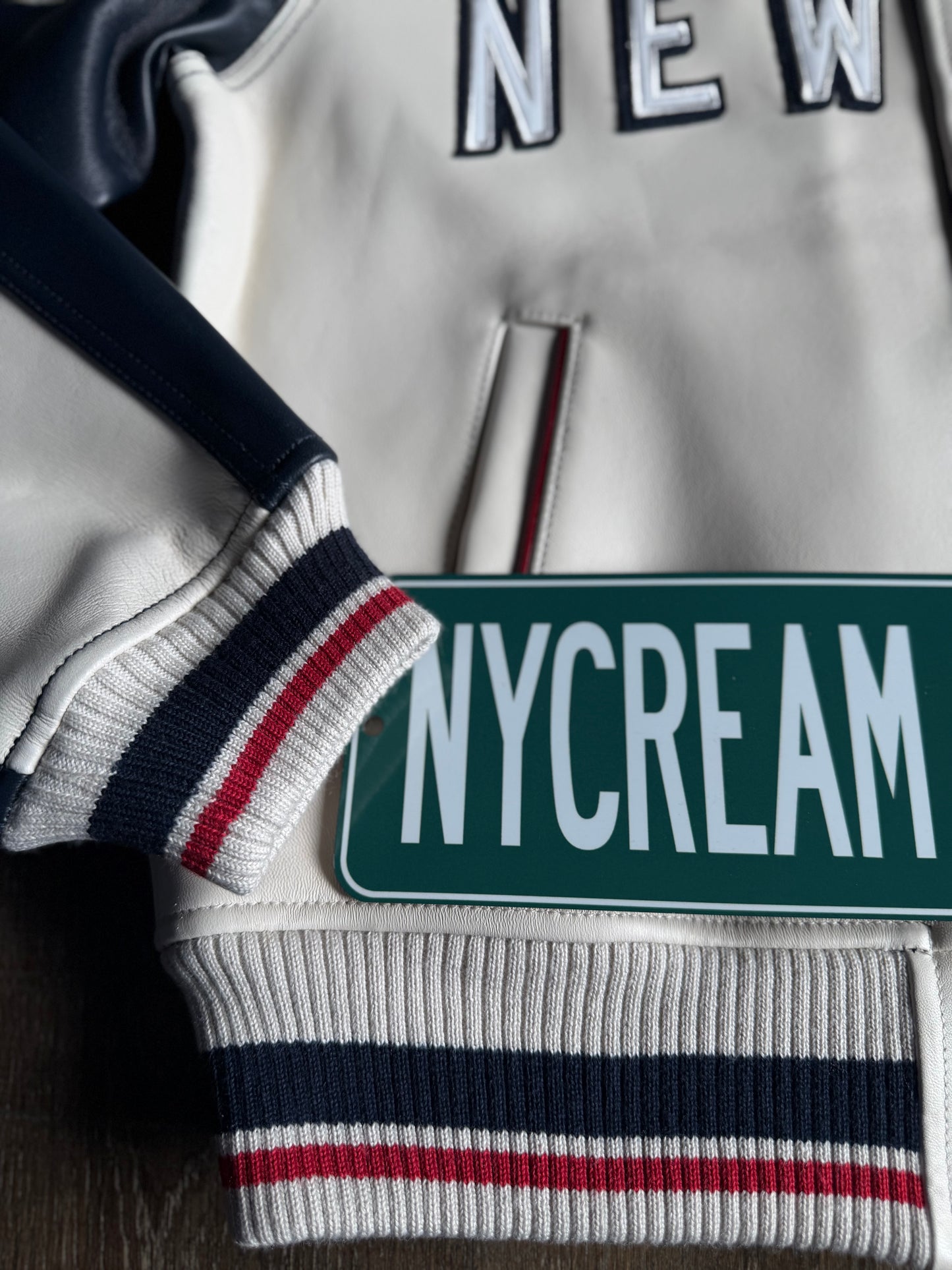 KITH & AVIREX FOR THE NEW YORK RANGERS BOMBER JACKET