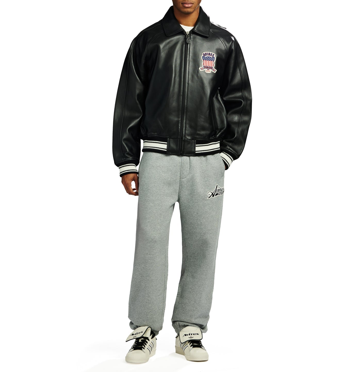 AVIREX ICON JACKET (BLACK)
