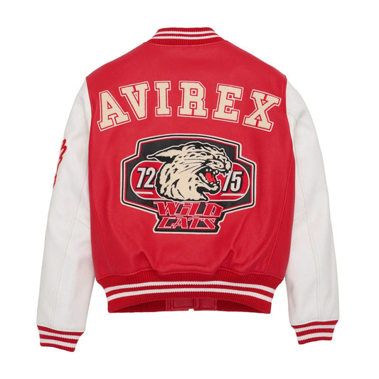 AVIREX WILD CATS VARSITY ROT/WEISS