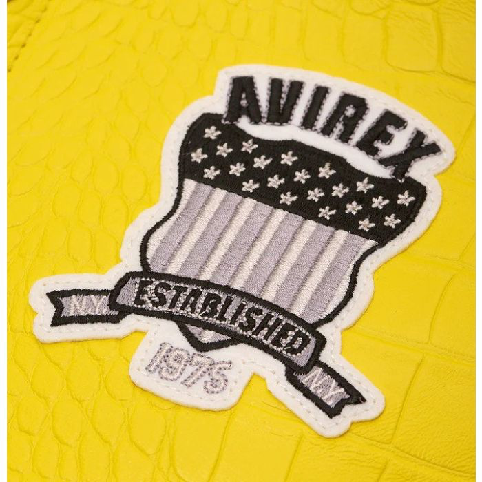 AVIREX ICON JACKET (CROC YELLOW)