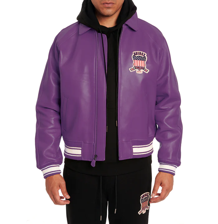 AVIREX ICON JACKET (PURPLE ORCHID)