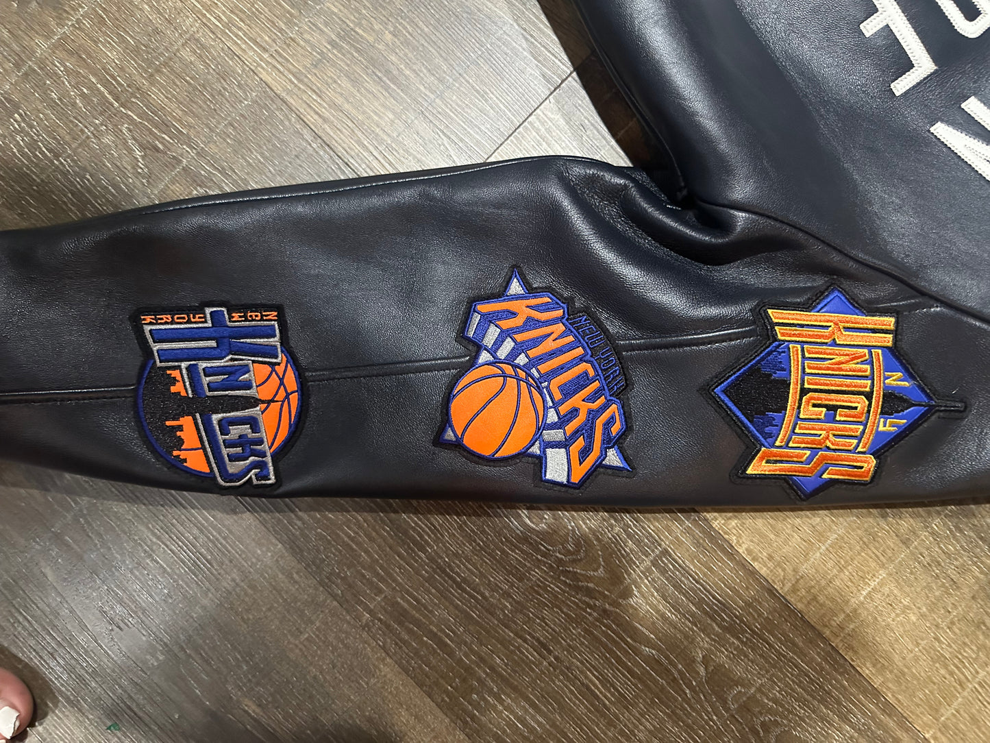 KITH & AVIREX for MADISON SQUARE GARDEN Sports Icon Jacket (BLACK)