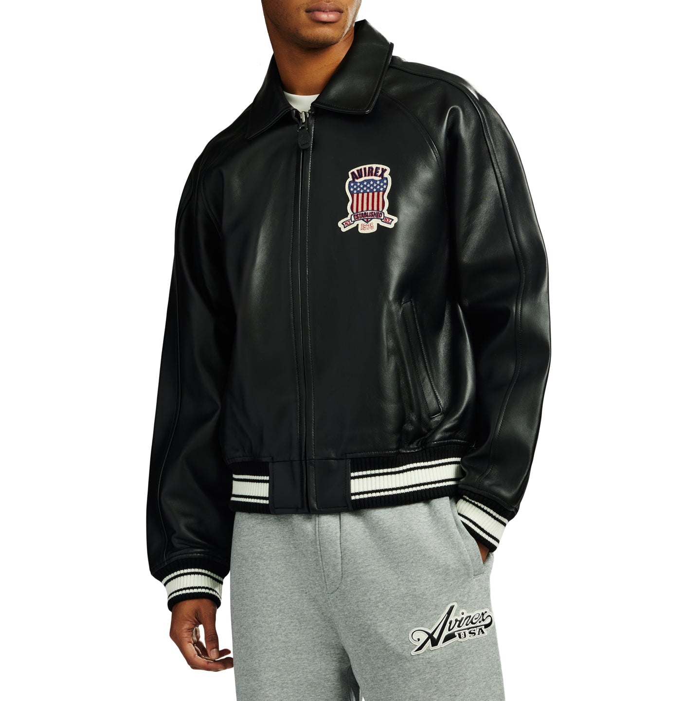 AVIREX ICON JACKET (BLACK)