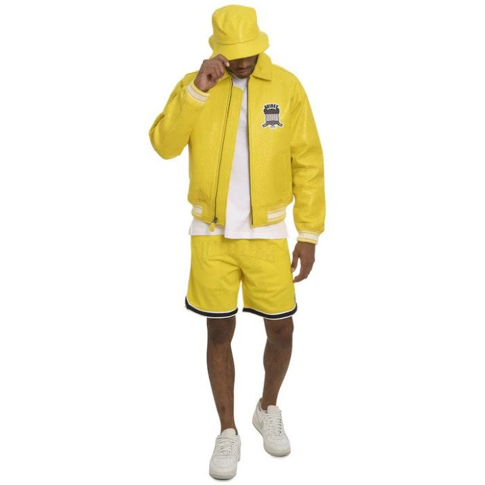 AVIREX ICON JACKET (CROC YELLOW)