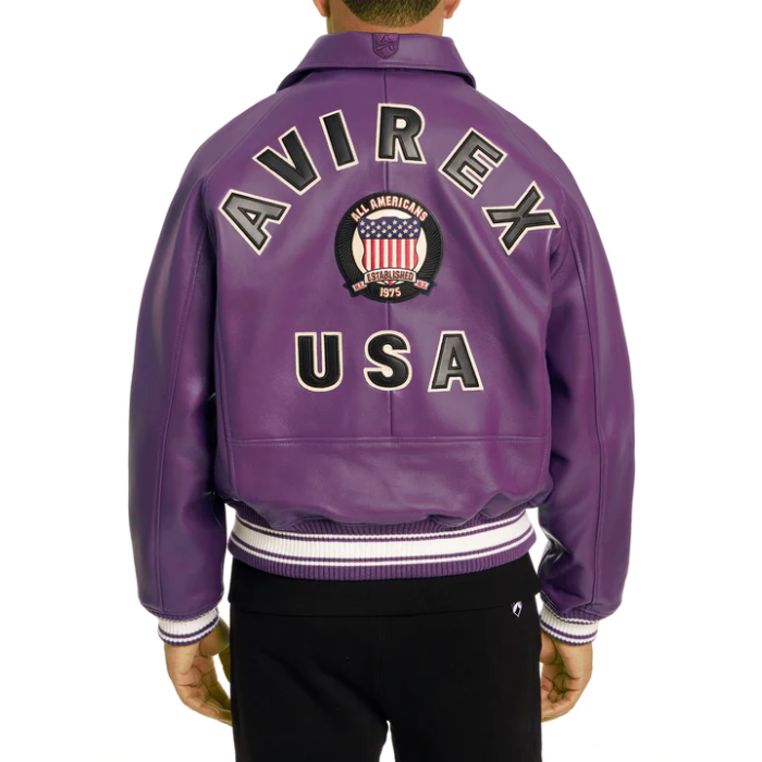 AVIREX ICON JACKET (PURPLE ORCHID)
