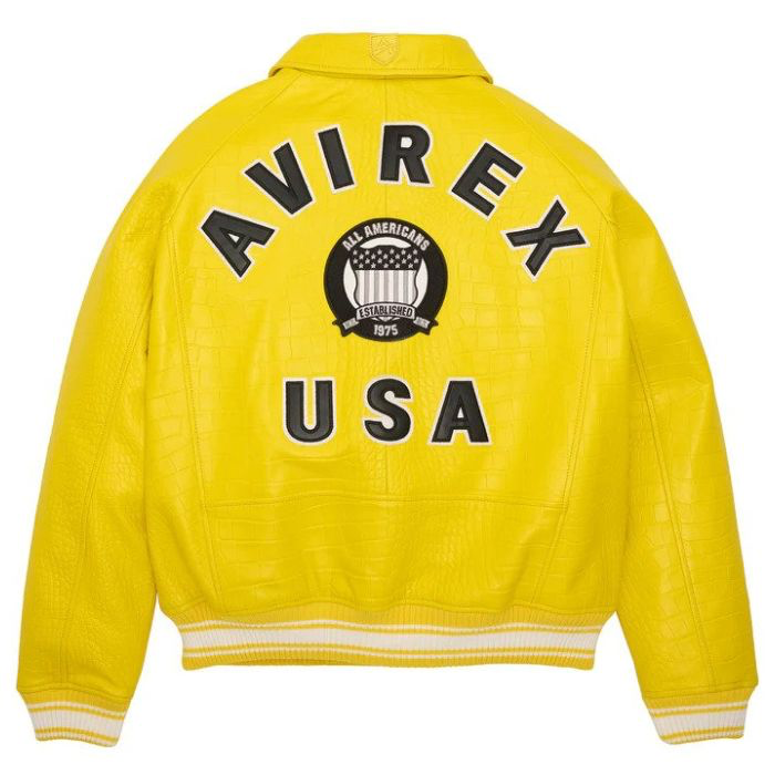 AVIREX ICON JACKET (CROC YELLOW)