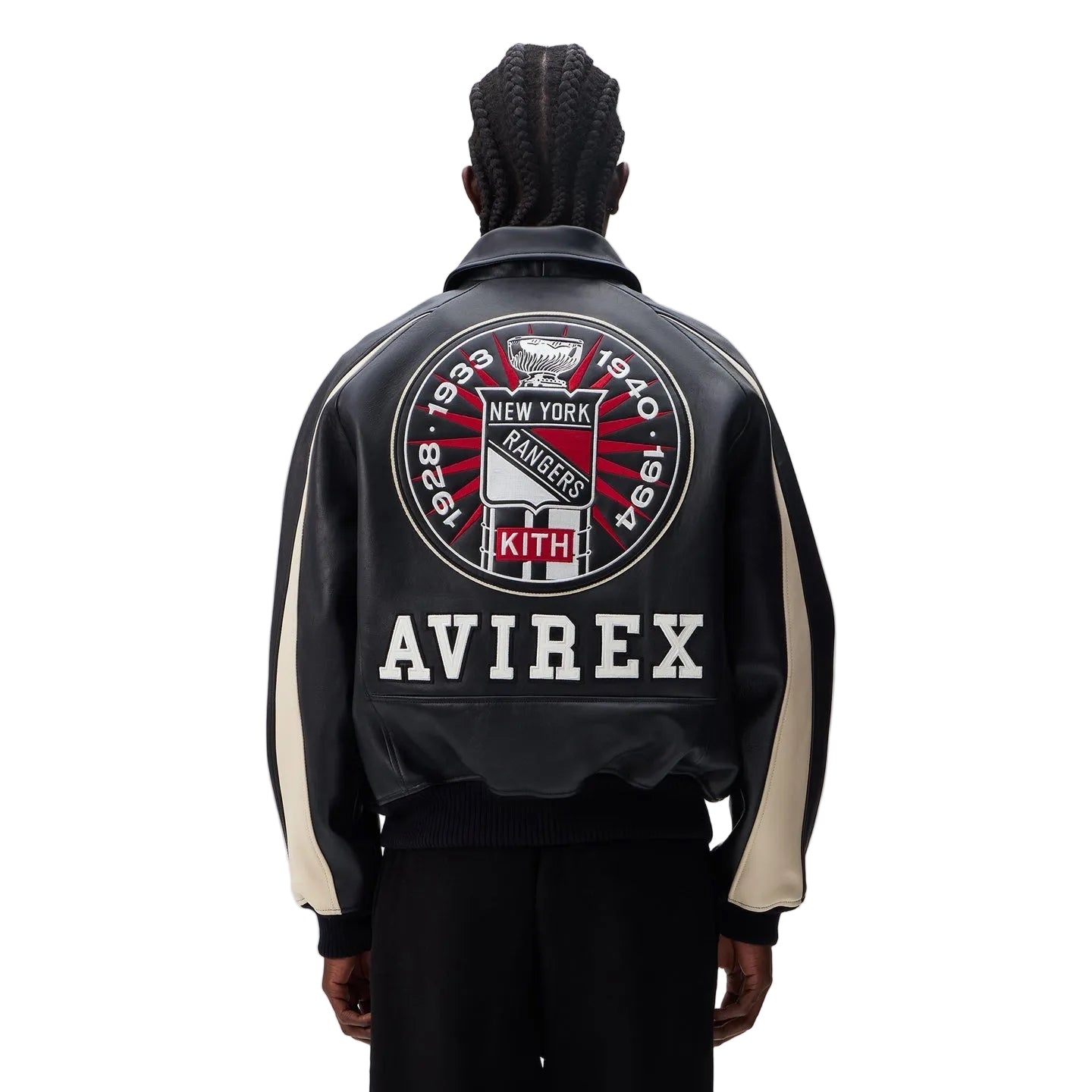KITH & AVIREX FOR THE NEW YORK RANGERS BOMBER JACKET