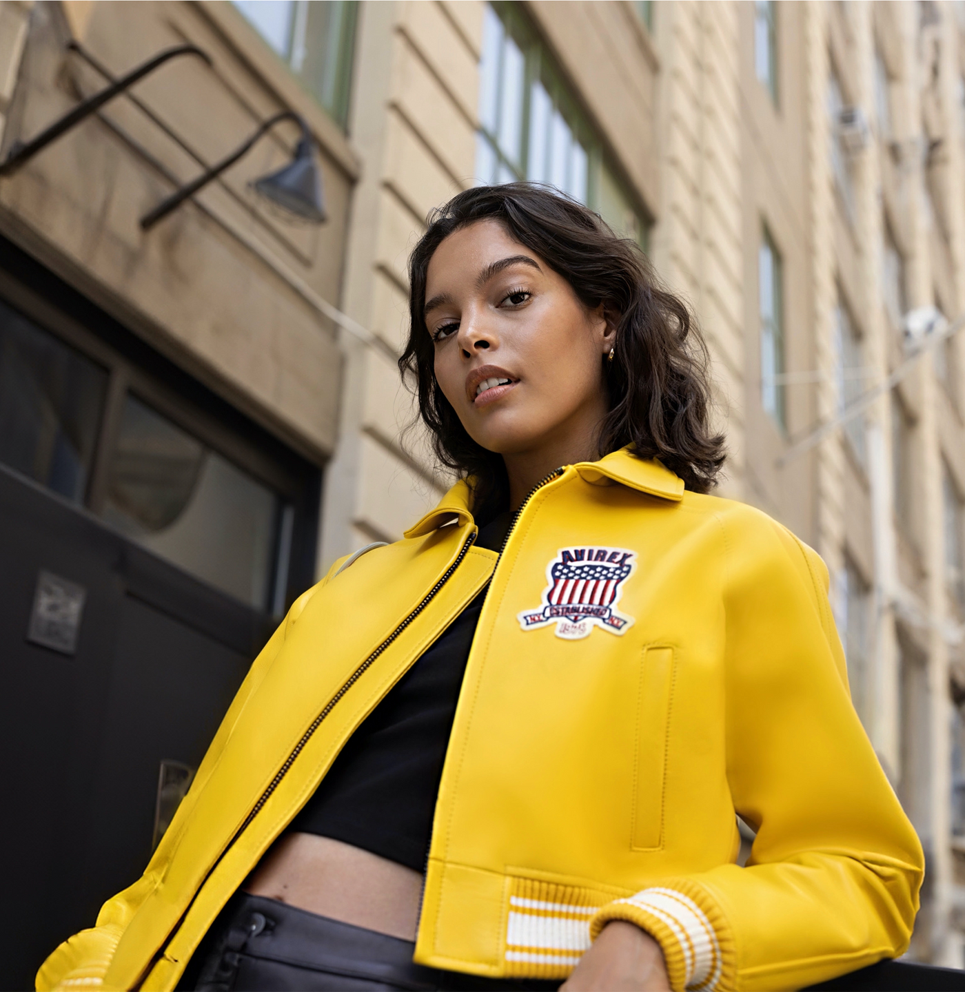 WOMEN’S CROPPED AVIREX ICON GOLD (YELLOW)