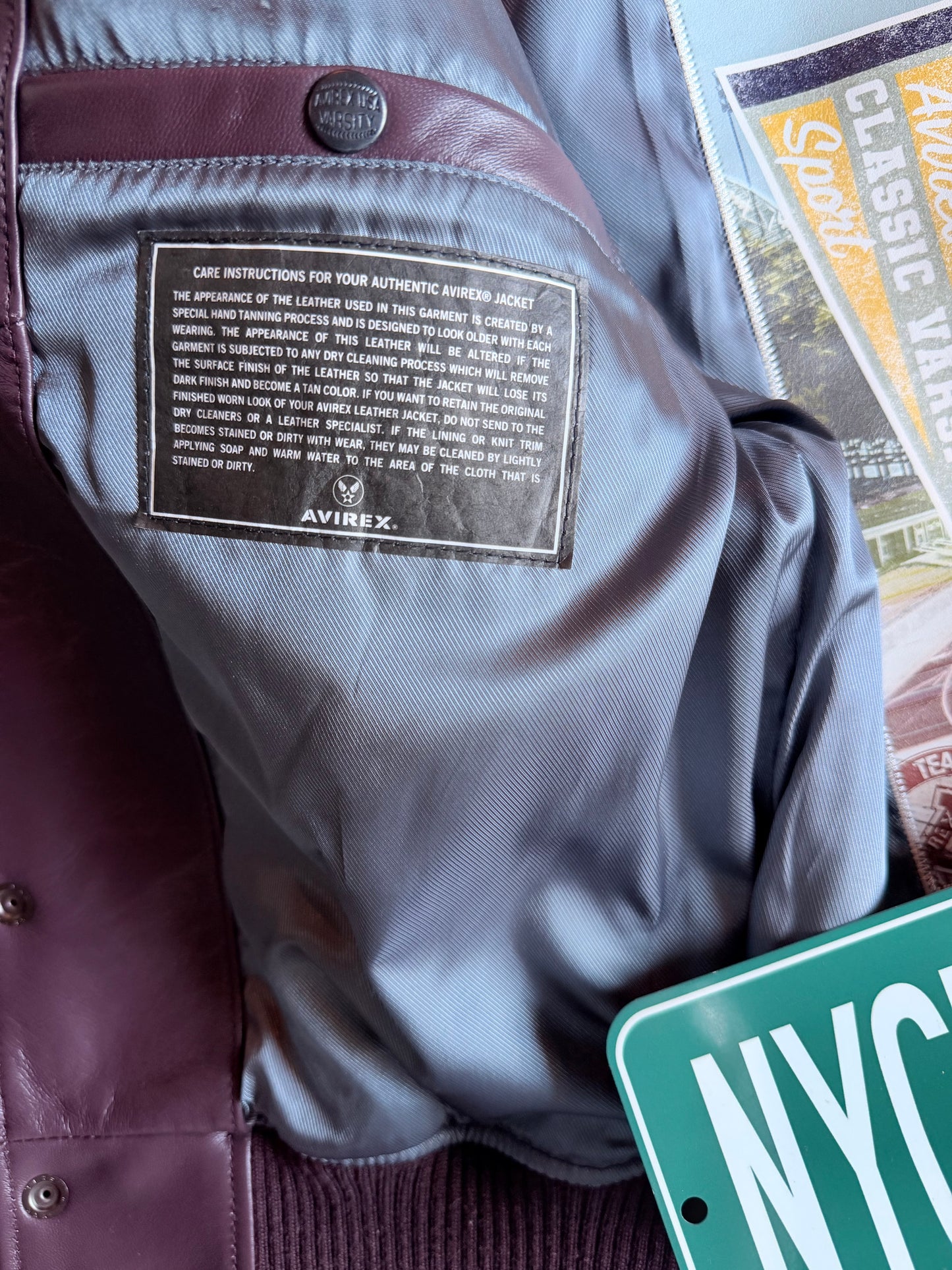 AVIREX TRACK TEAM JACKET