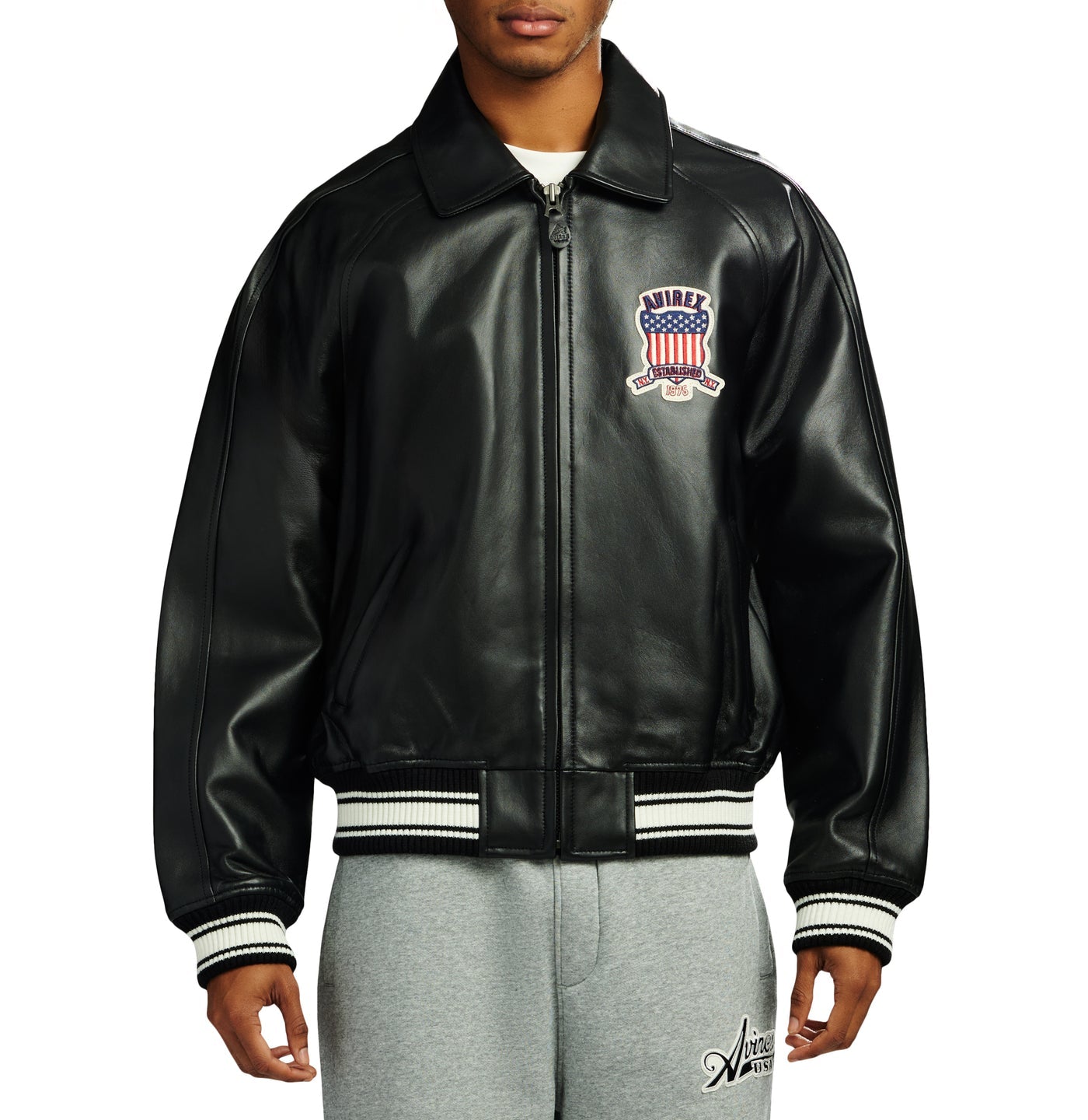 AVIREX ICON JACKET (BLACK)