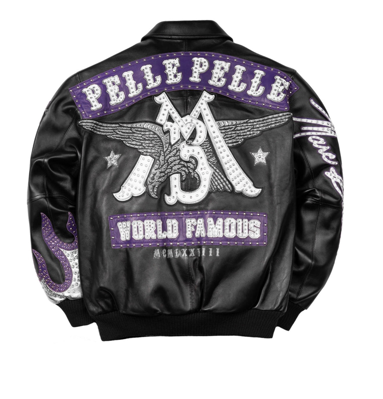 WORLD FAMOUS PELLE PELLE JACKET - BLACK