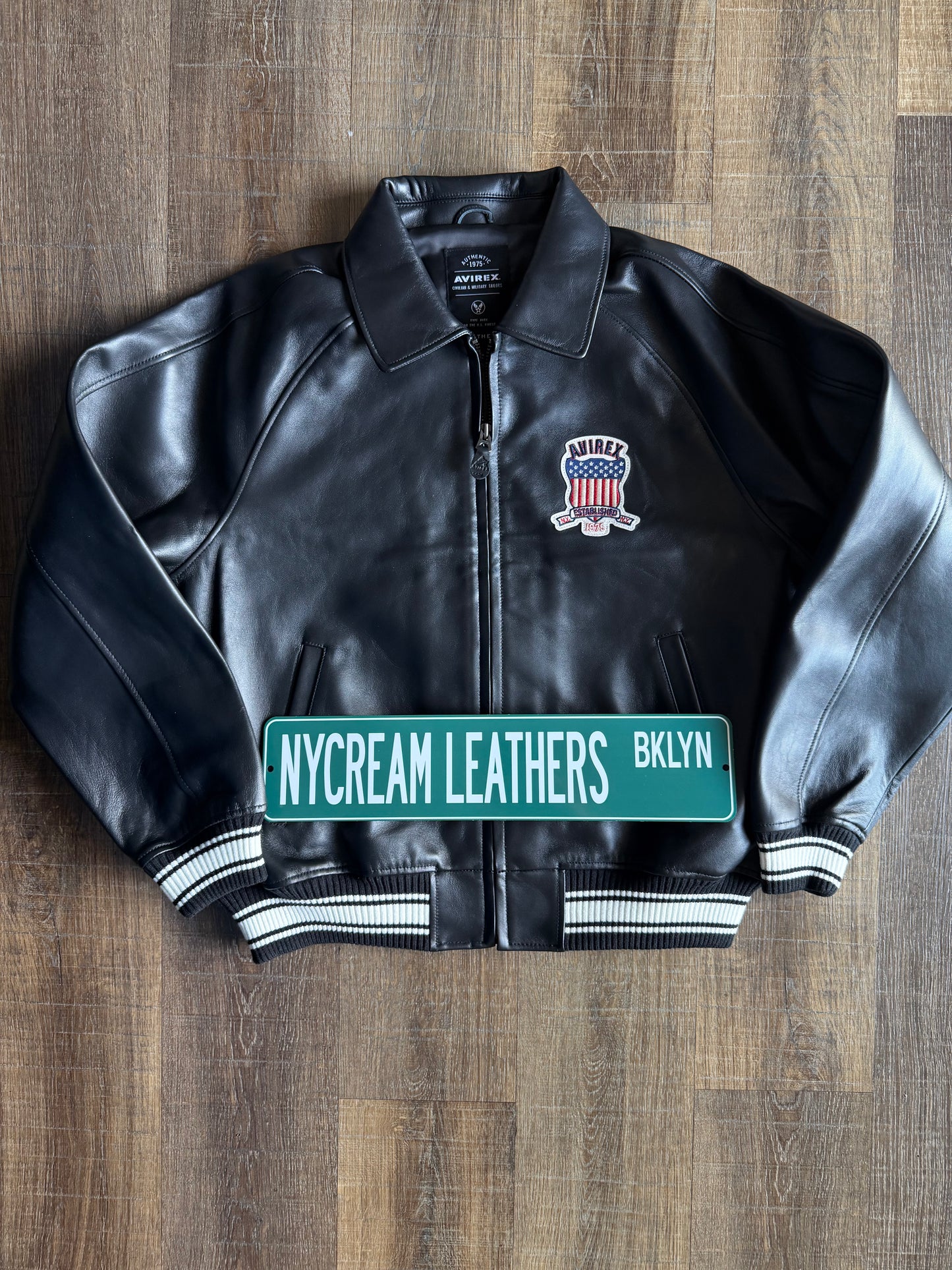AVIREX ICON JACKET (BLACK)