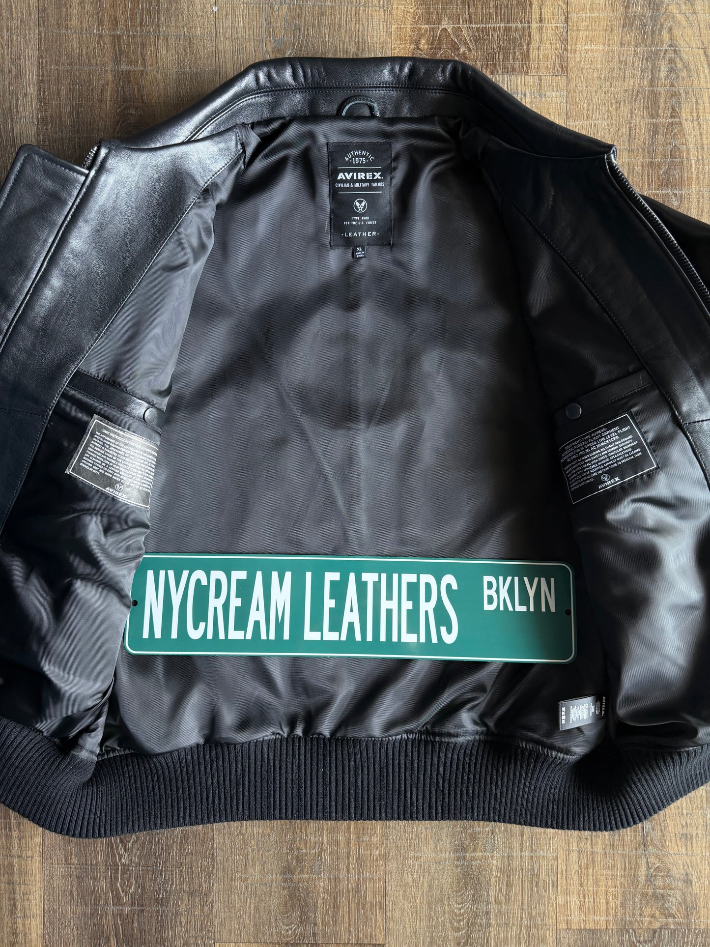 AVIREX ICON JACKET (BLACK)