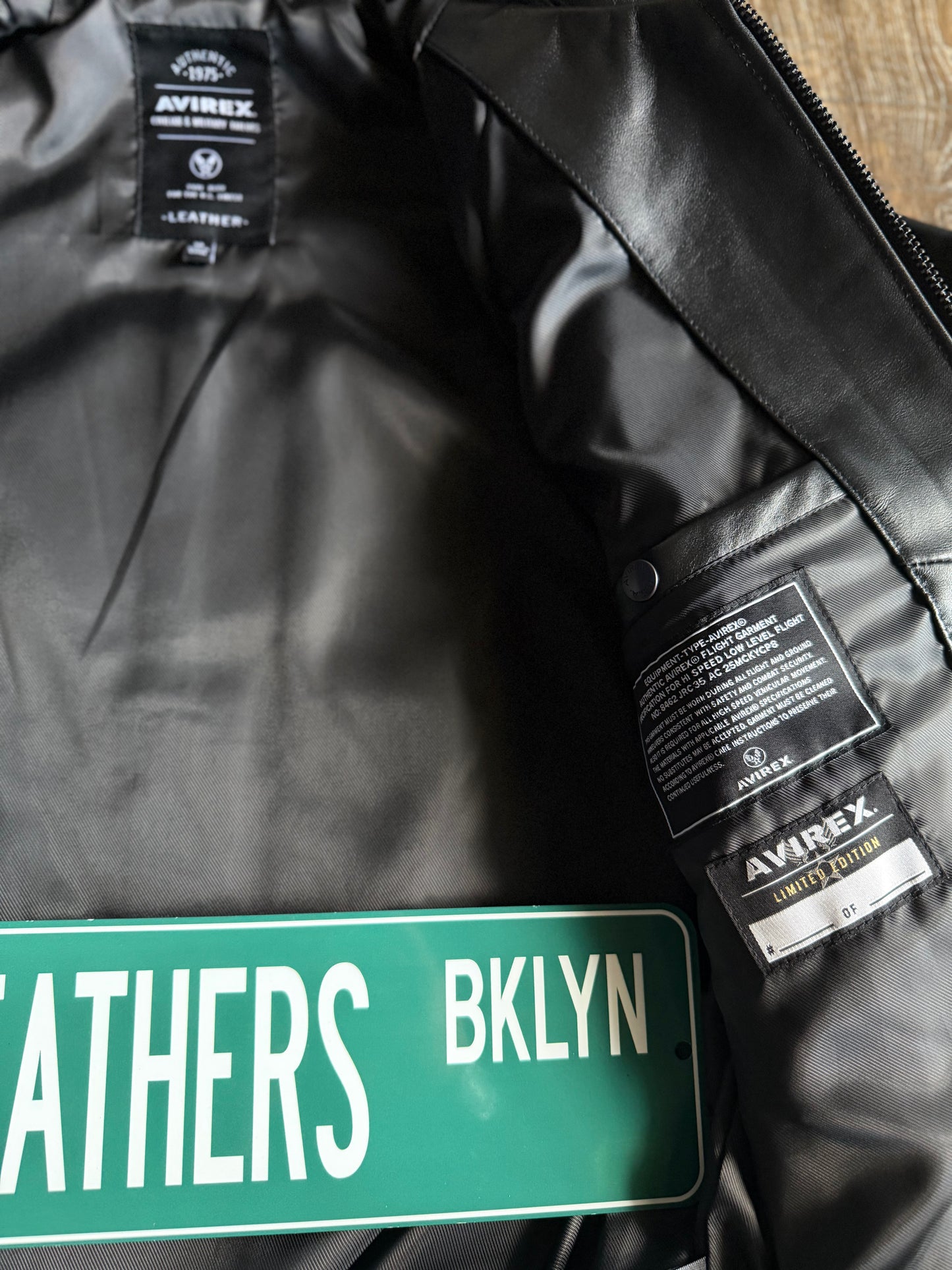 AVIREX ICON JACKET (BLACK’D OUT)