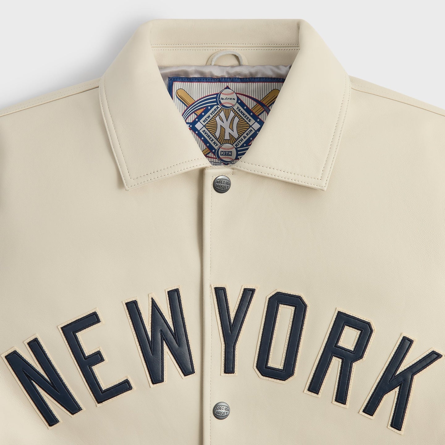 KITH & AVIREX FOR THE NEW YORK YANKEES LEATHER JACKET