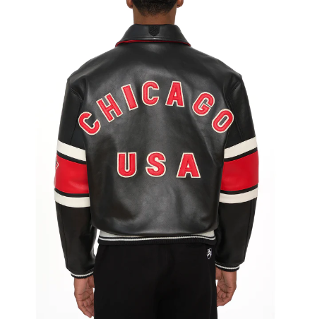 AVIREX CHICAGO LEGEND JACKET (BLACK)
