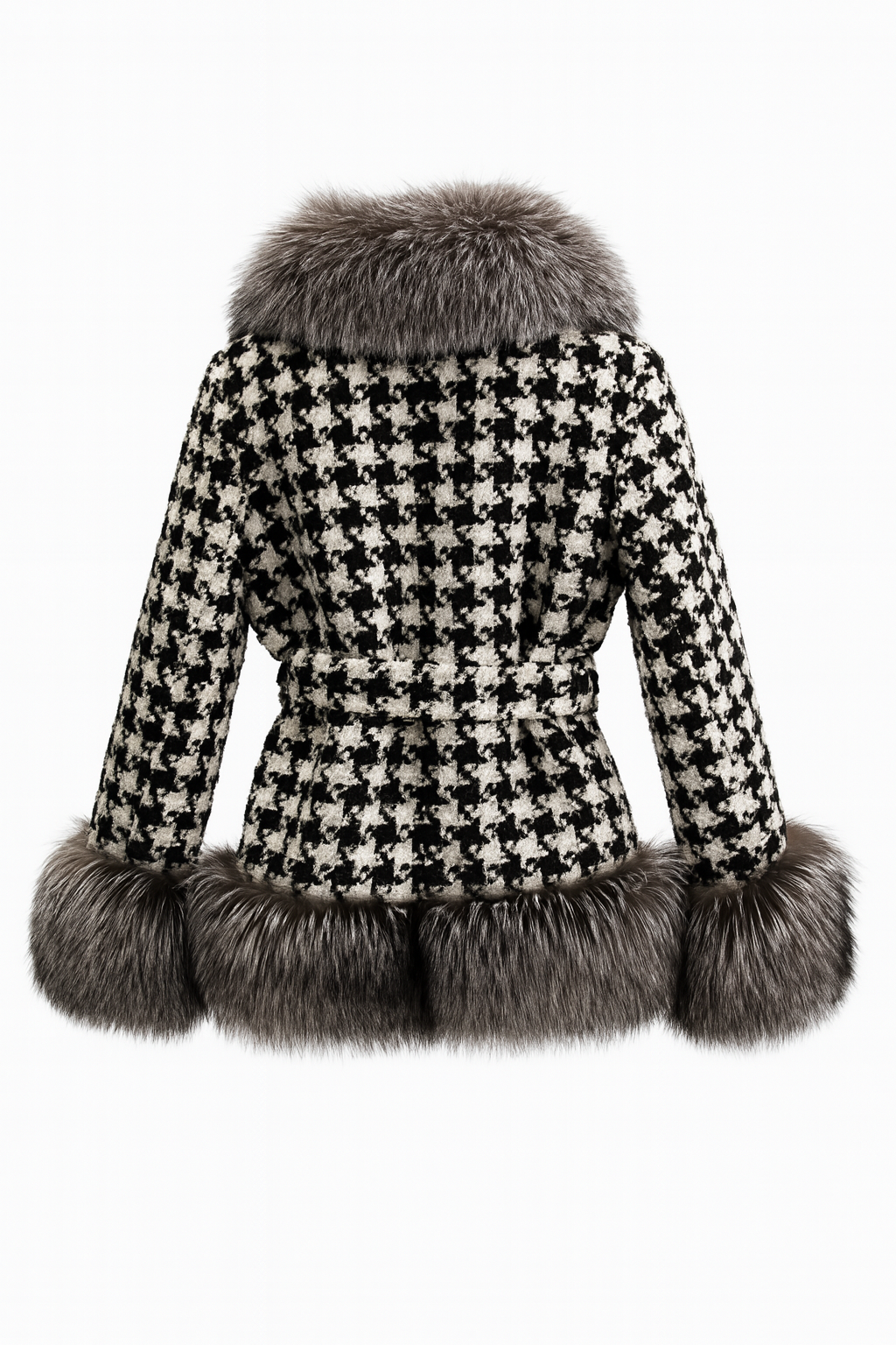 THE VALENTINA SILVER FOX FUR COAT