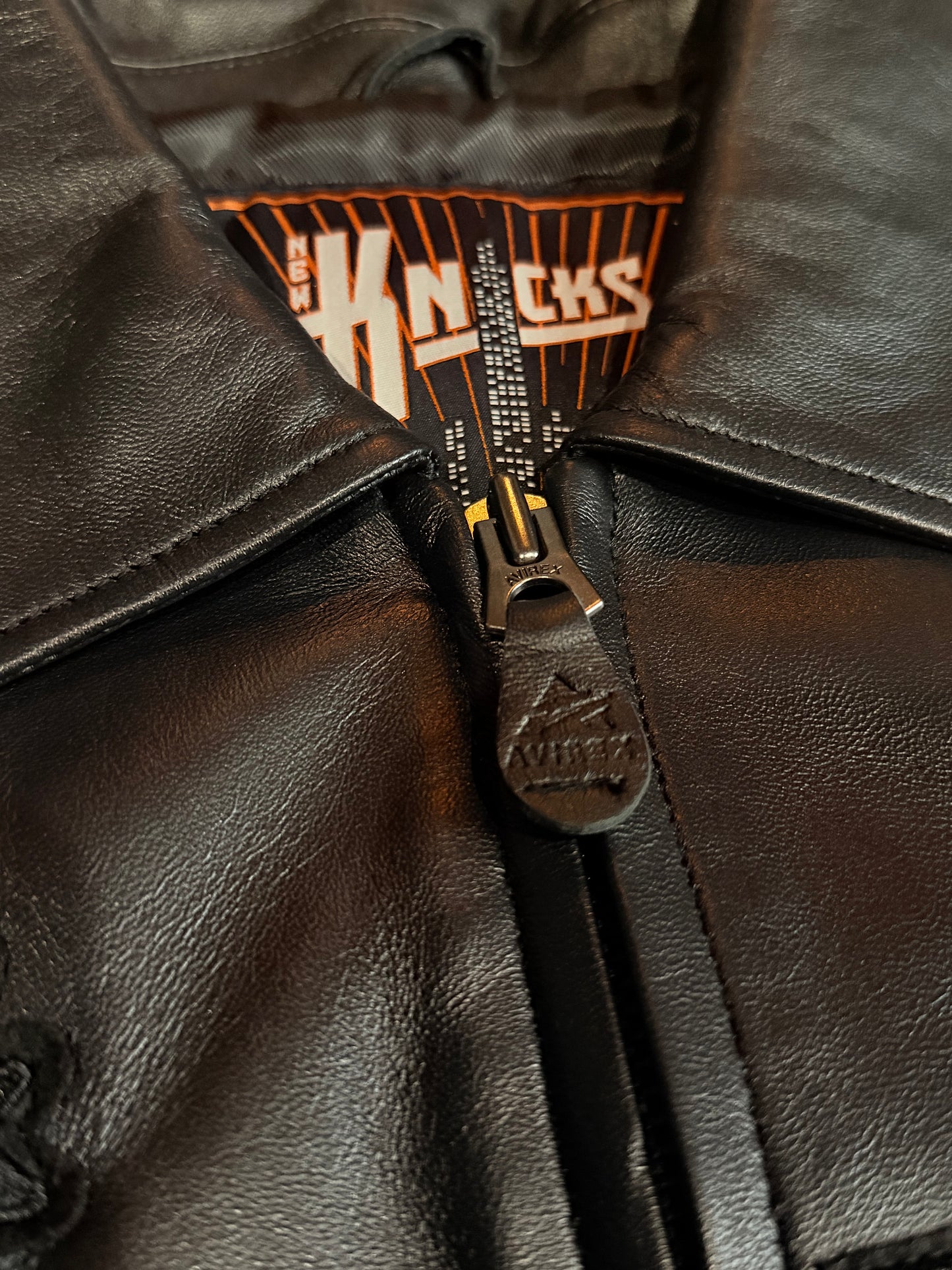 KITH & AVIREX FOR THE NEW YORK KNICKS MADISON SQUARE GARDEN ICON JACKET (BLACK) LIMTED INVENTORY
