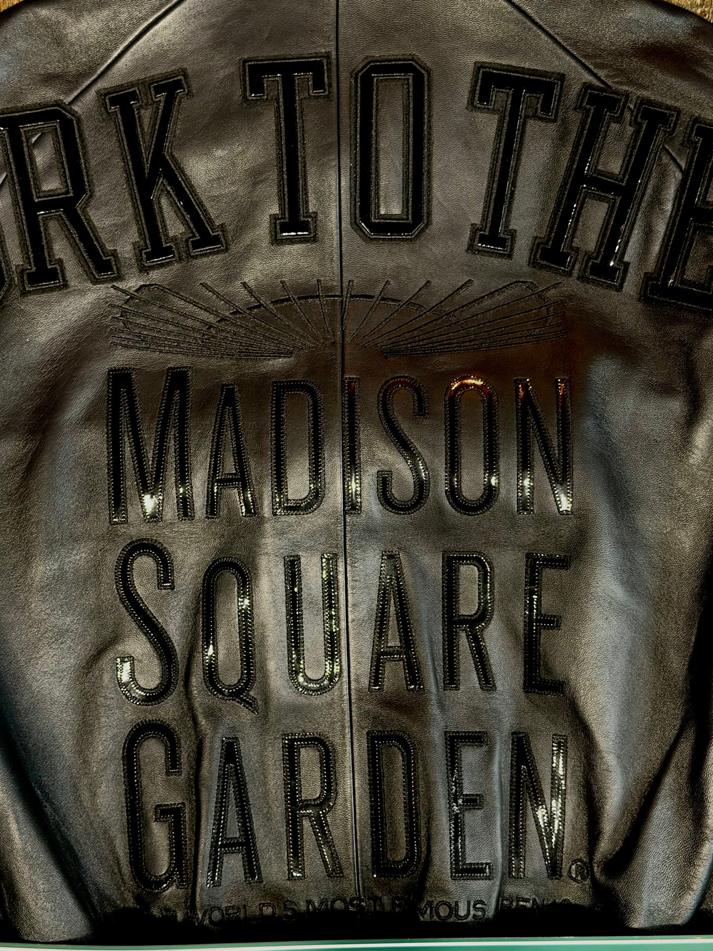 KITH & AVIREX FOR THE NEW YORK KNICKS MADISON SQUARE GARDEN ICON JACKET (BLACK) LIMTED INVENTORY