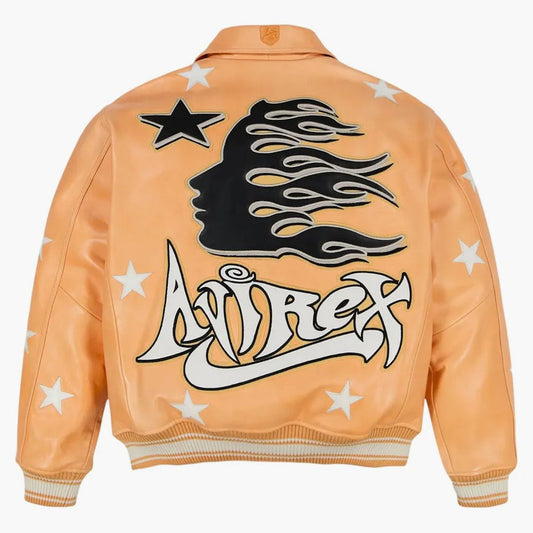 HELLSTAR x AVIREX ALL STAR JACKET (ORANGE)