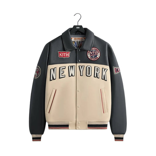 KITH & AVIREX FOR THE NEW YORK RANGERS BOMBER JACKET