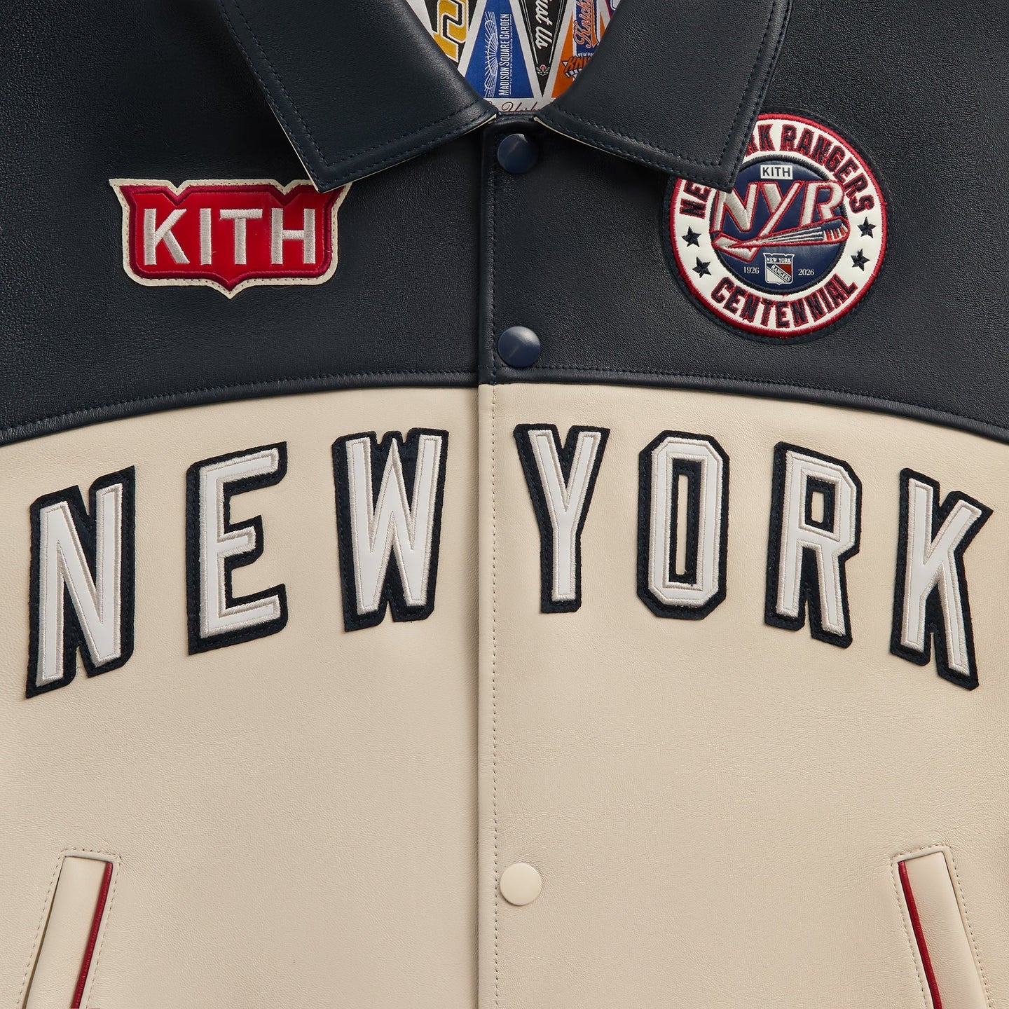 KITH & AVIREX FOR THE NEW YORK RANGERS BOMBER JACKET