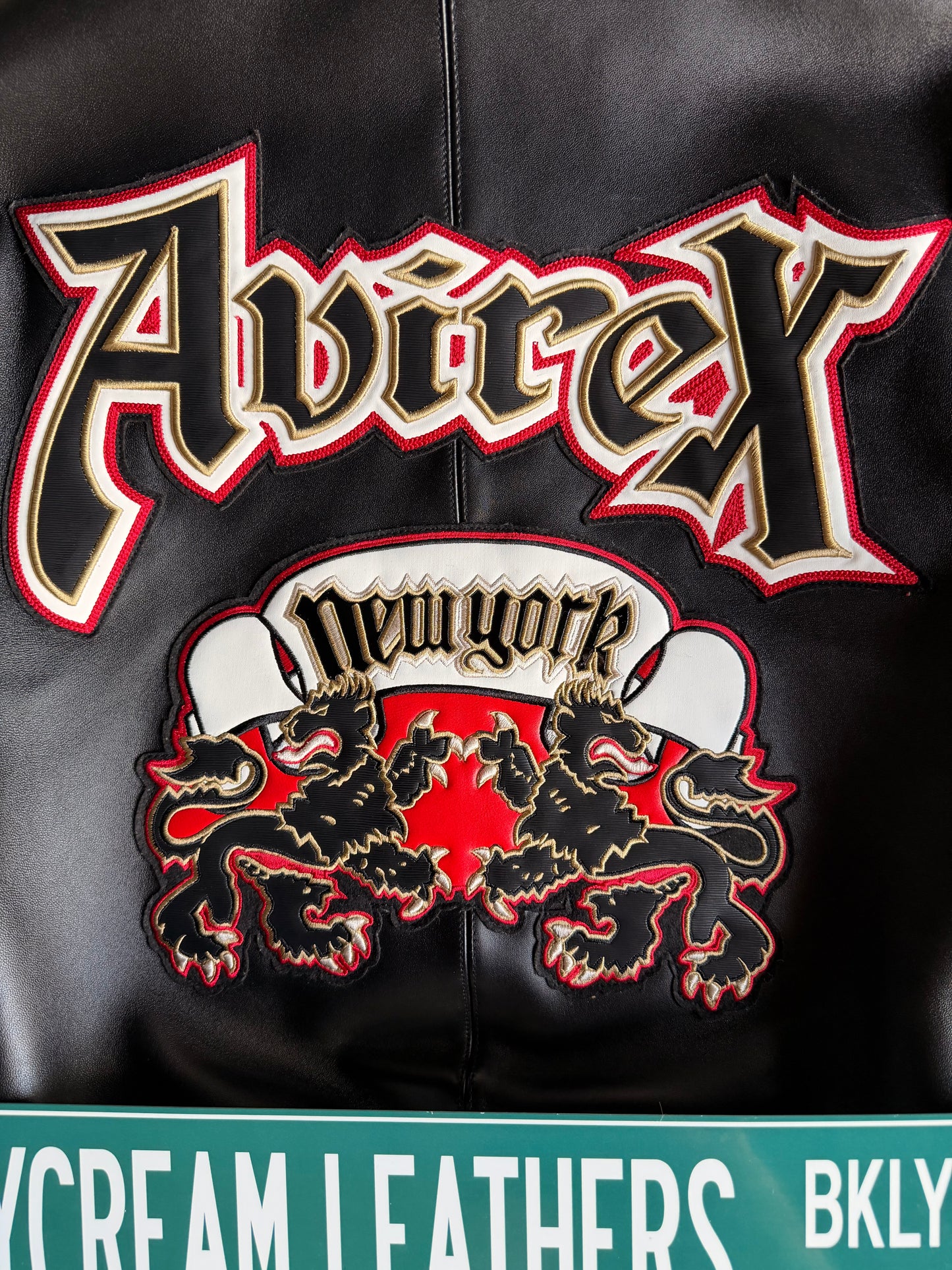 AVIREX 2-TONE GOTH JACKET