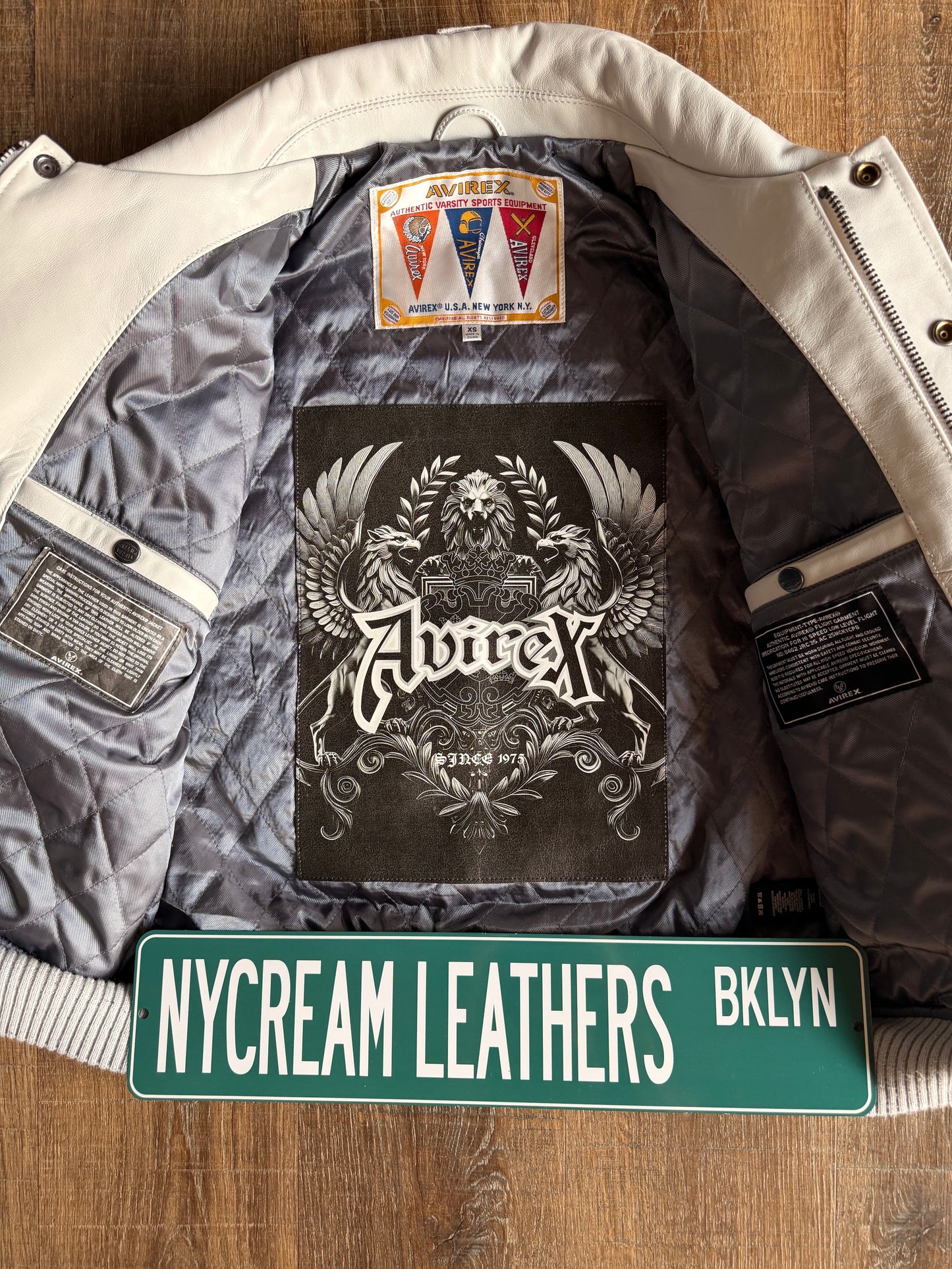 AVIREX 2-TONE GOTH JACKET